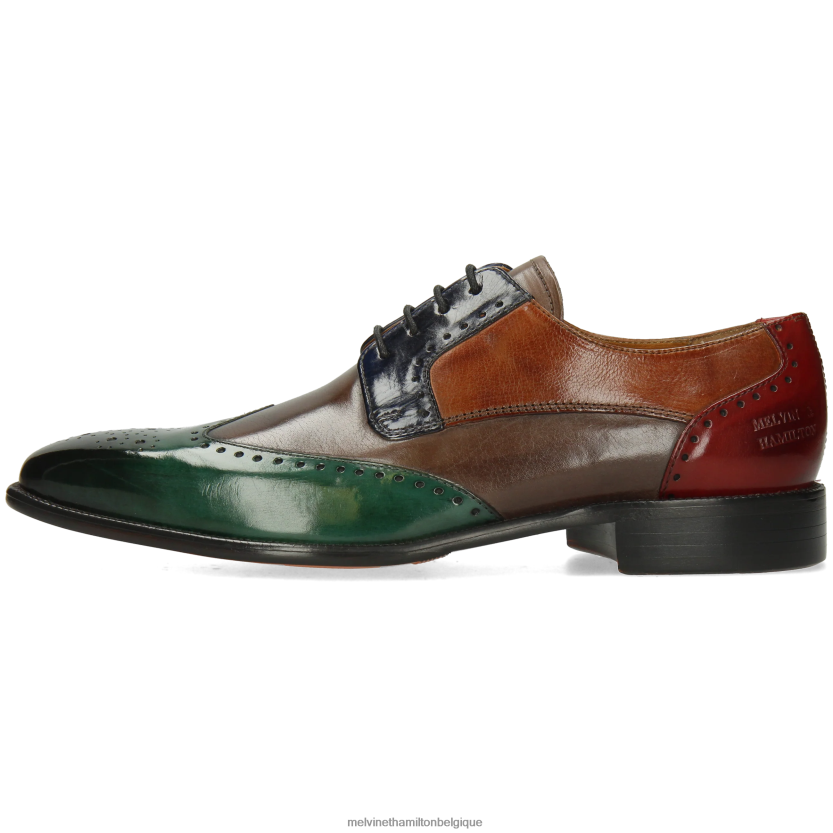 Melvin & Hamilton Hommes Jeff 14 R44228451 chaussures derby multi