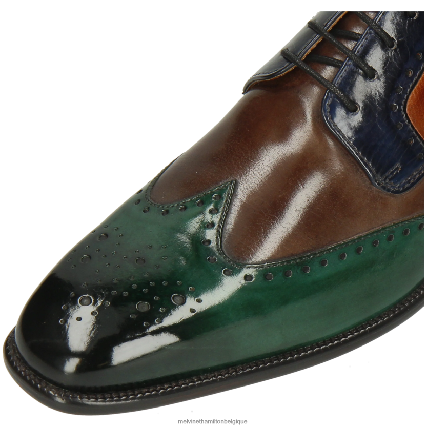 Melvin & Hamilton Hommes Jeff 14 R44228451 chaussures derby multi