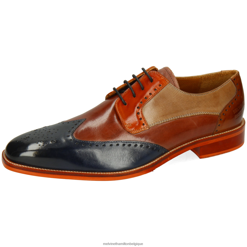 Melvin & Hamilton Hommes Jeff 14 R44228469 chaussures derby multi