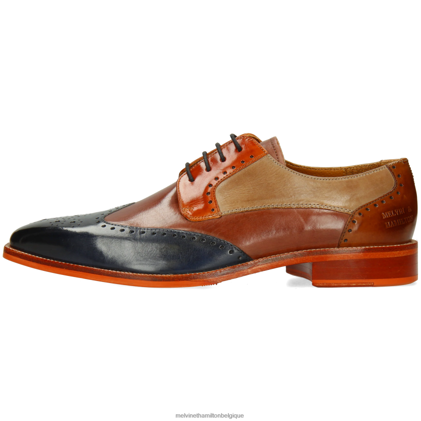 Melvin & Hamilton Hommes Jeff 14 R44228469 chaussures derby multi