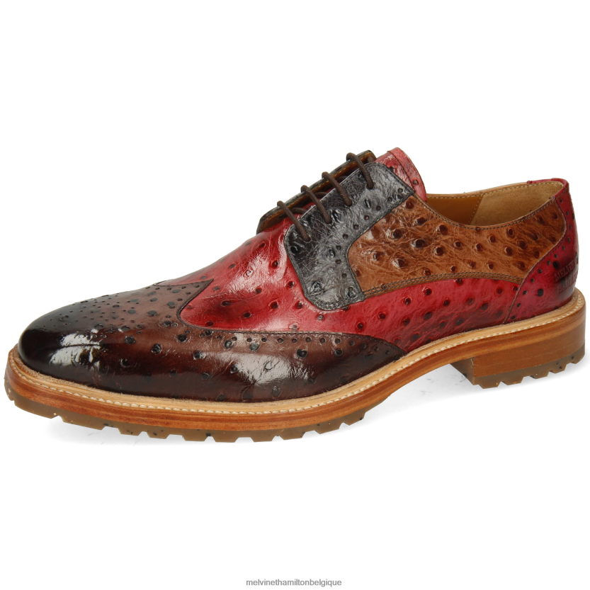 Melvin & Hamilton Hommes Jeff 14 R44228473 chaussures derby multi