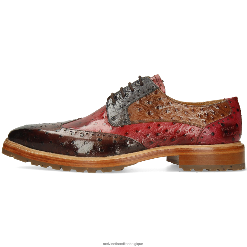 Melvin & Hamilton Hommes Jeff 14 R44228473 chaussures derby multi