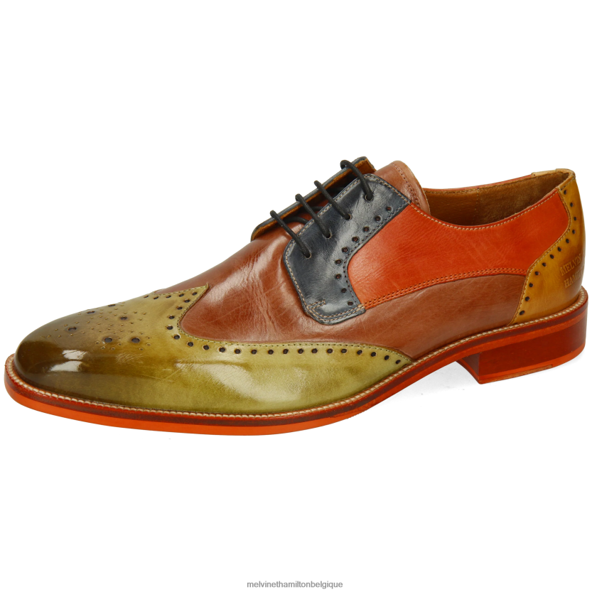 Melvin & Hamilton Hommes Jeff 14 R44228493 chaussures derby multi