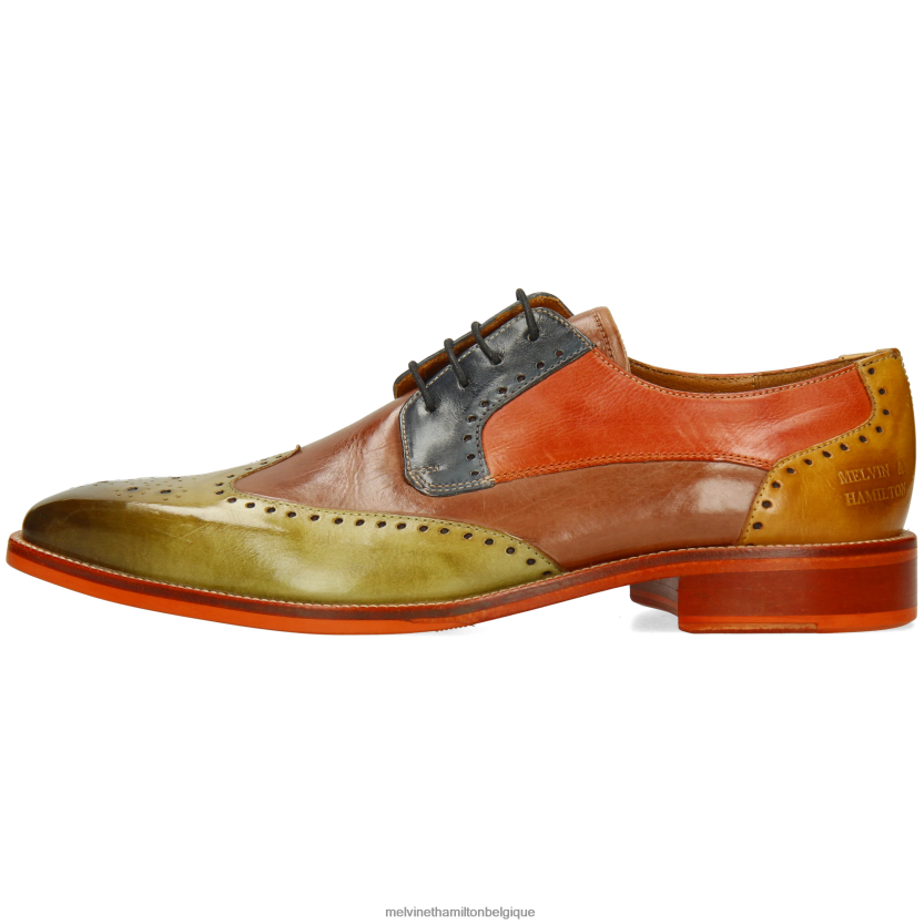 Melvin & Hamilton Hommes Jeff 14 R44228493 chaussures derby multi