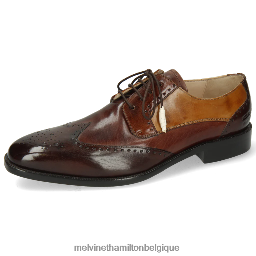 Melvin & Hamilton Hommes Jeff 14 R44228525 chaussures derby brun