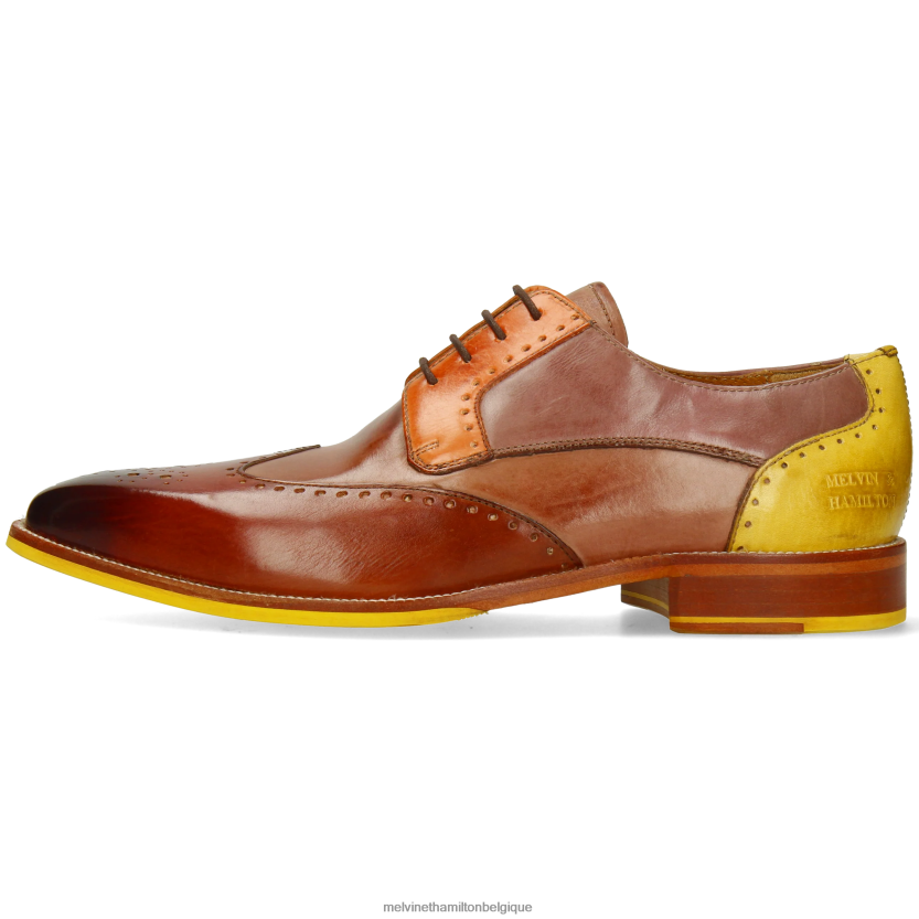 Melvin & Hamilton Hommes Jeff 14 R44228526 chaussures derby multi