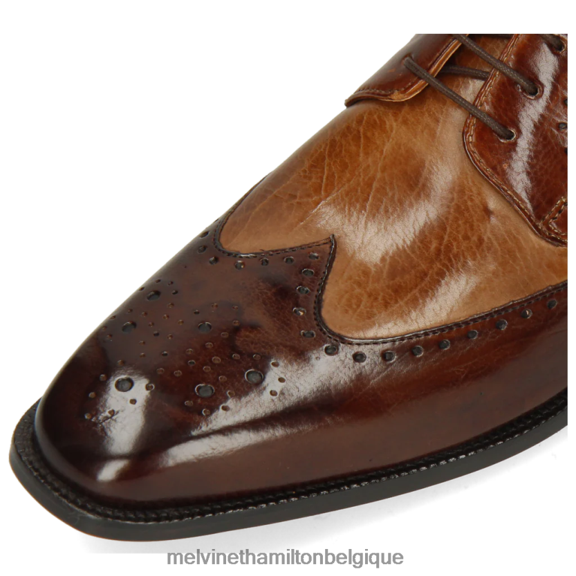Melvin & Hamilton Hommes Jeff 14 R44228528 chaussures derby brun