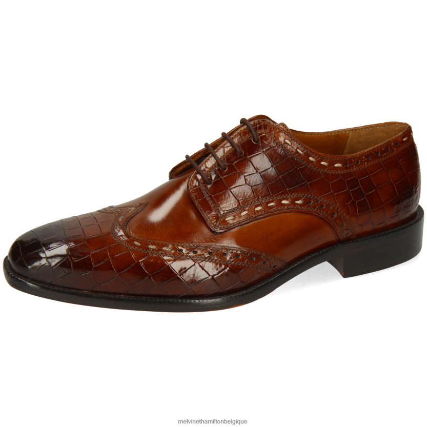 Melvin & Hamilton Hommes Jeff 1 R44228439 chaussures derby brun