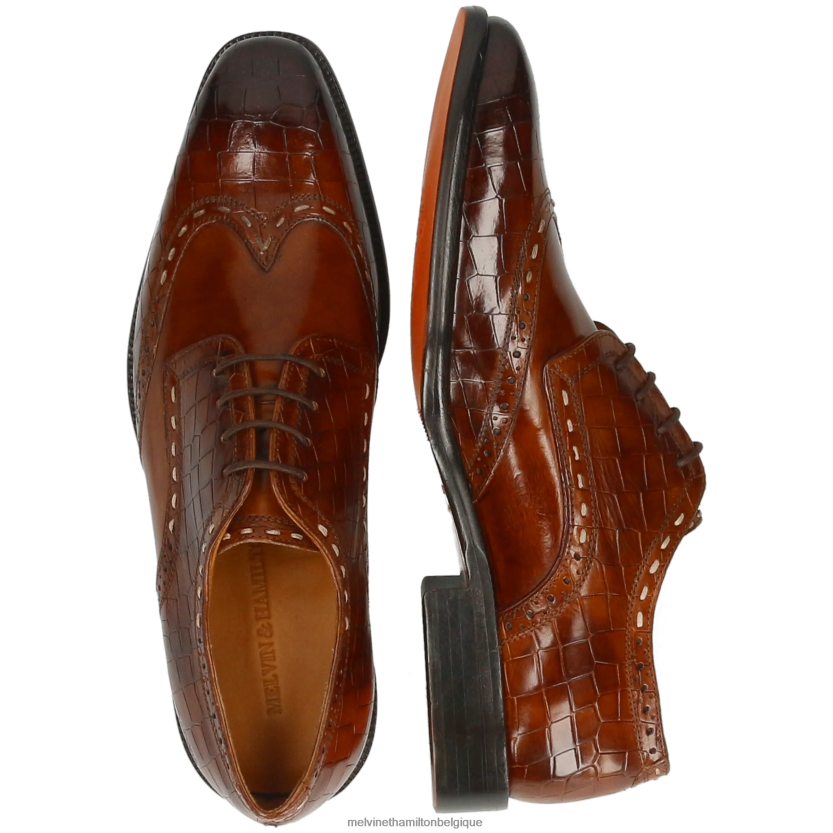Melvin & Hamilton Hommes Jeff 1 R44228439 chaussures derby brun