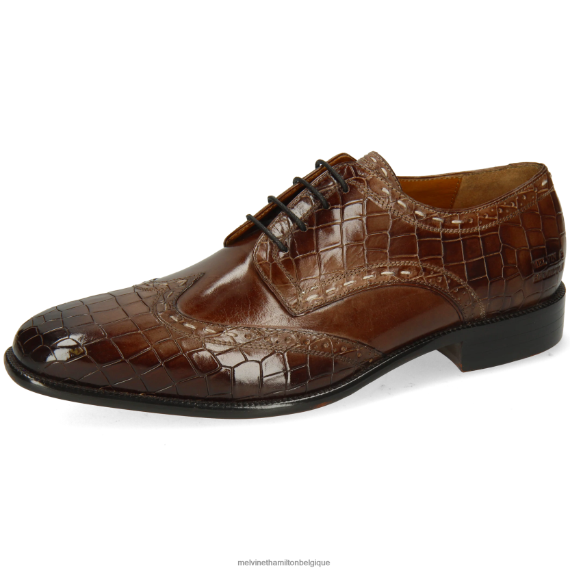 Melvin & Hamilton Hommes Jeff 1 R44228445 chaussures derby brun