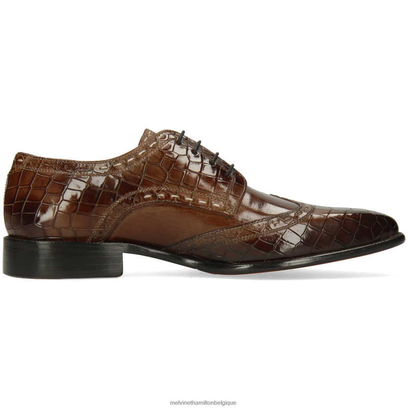 Melvin & Hamilton Hommes Jeff 1 R44228445 chaussures derby brun