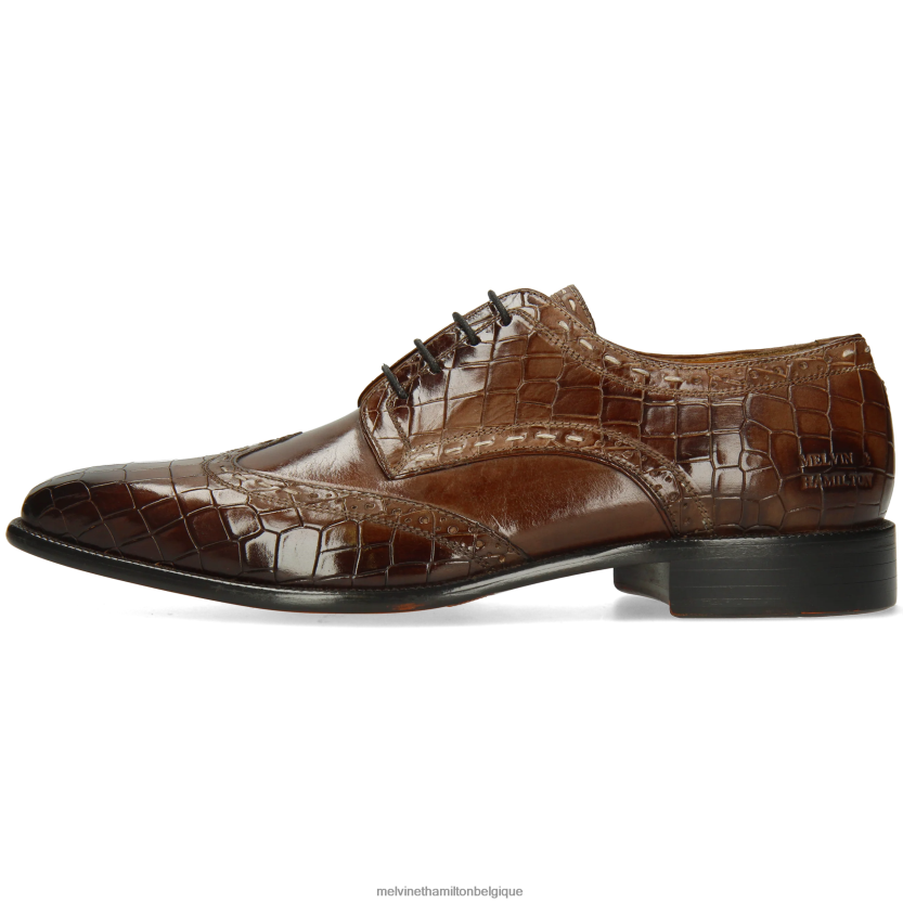 Melvin & Hamilton Hommes Jeff 1 R44228445 chaussures derby brun
