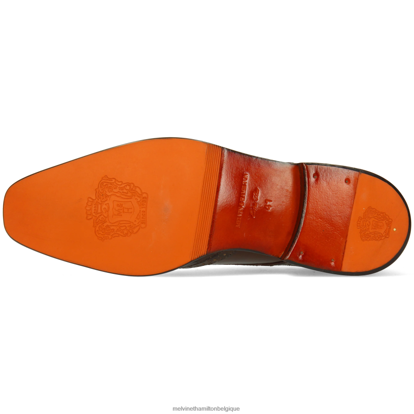 Melvin & Hamilton Hommes Jeff 1 R44228445 chaussures derby brun