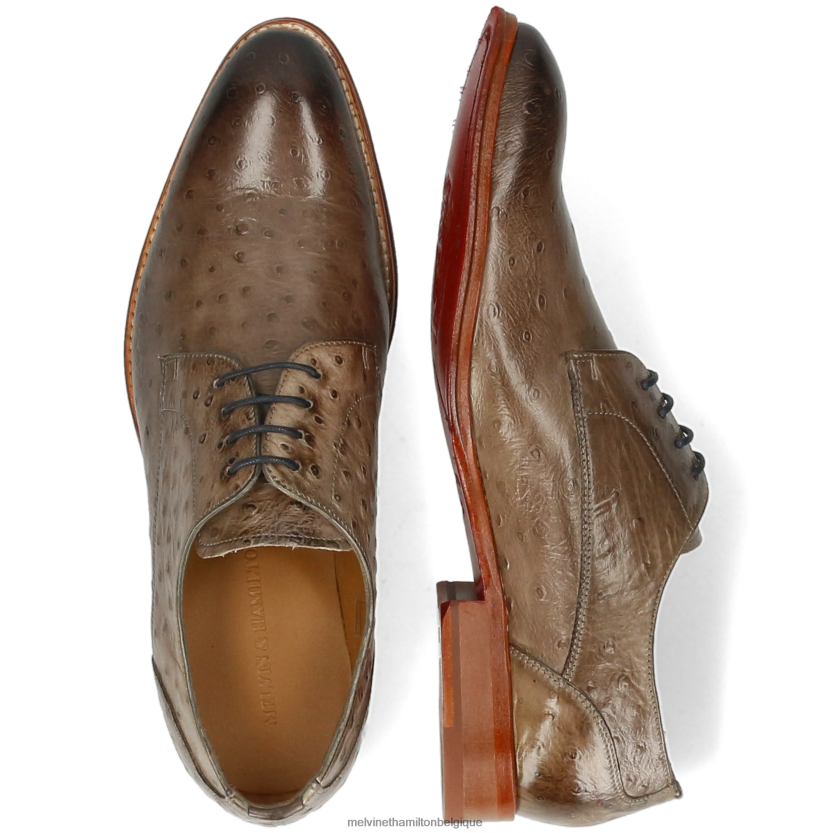 Melvin & Hamilton Hommes Kane 2 R44228401 chaussures derby brun