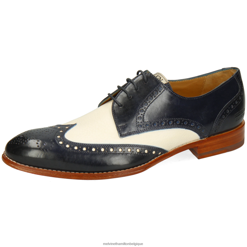Melvin & Hamilton Hommes Kane 5 R44228440 chaussures derby bleu