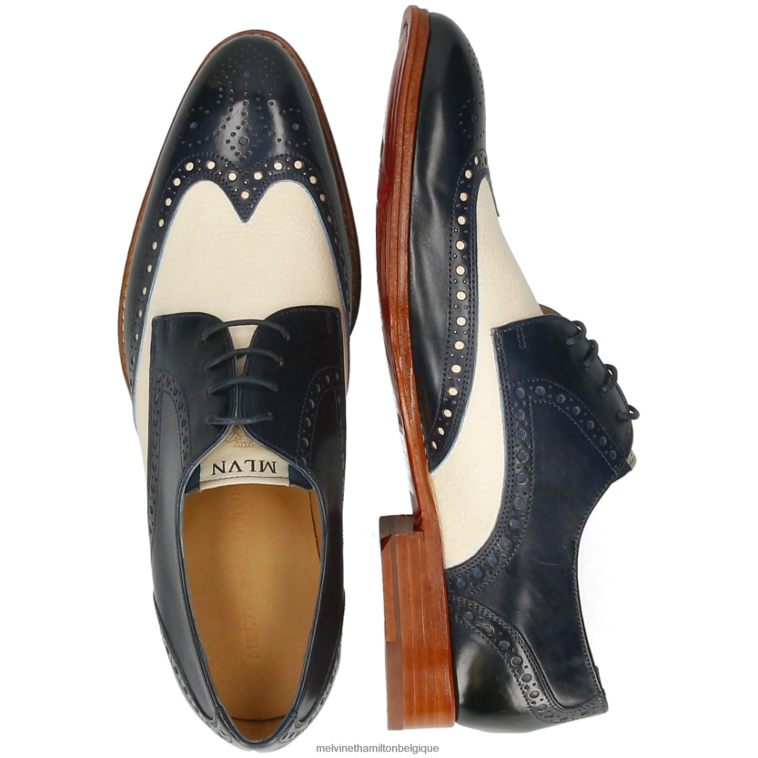 Melvin & Hamilton Hommes Kane 5 R44228440 chaussures derby bleu