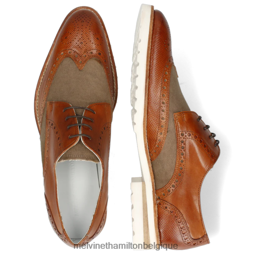 Melvin & Hamilton Hommes Kane 5 R44228541 chaussures derby brun