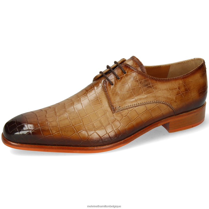 Melvin & Hamilton Hommes Louis 13 R44228522 chaussures derby brun clair