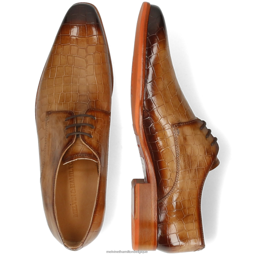 Melvin & Hamilton Hommes Louis 13 R44228522 chaussures derby brun clair