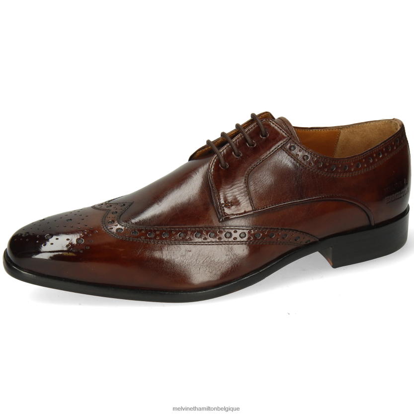 Melvin & Hamilton Hommes Louis 3 R44228434 chaussures derby brun