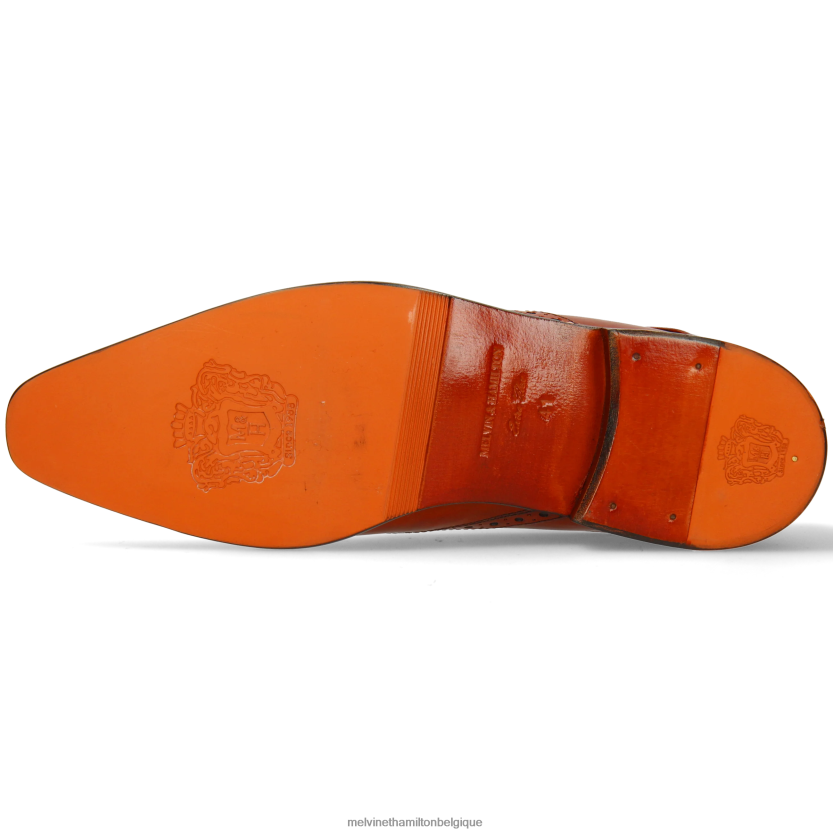 Melvin & Hamilton Hommes Louis 3 R44228457 chaussures derby orange