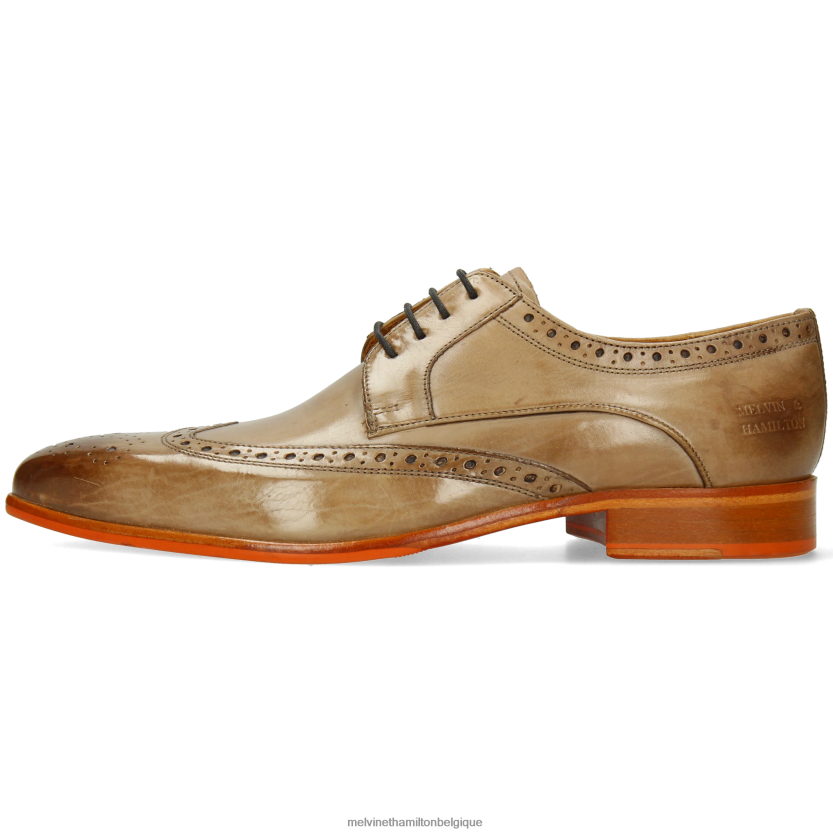 Melvin & Hamilton Hommes Louis 3 R44228466 chaussures derby brun clair