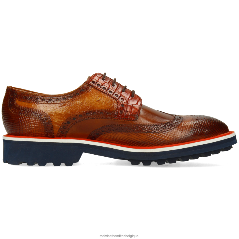 Melvin & Hamilton Hommes Matthieu 33 R44228496 chaussures derby brun