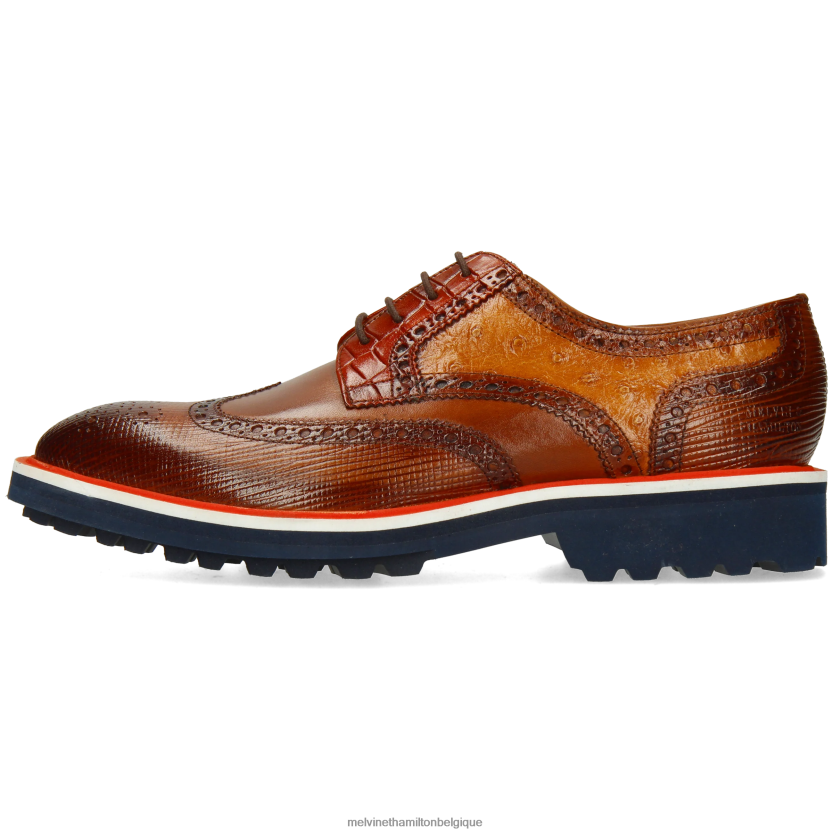 Melvin & Hamilton Hommes Matthieu 33 R44228496 chaussures derby brun