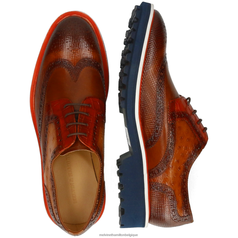 Melvin & Hamilton Hommes Matthieu 33 R44228496 chaussures derby brun