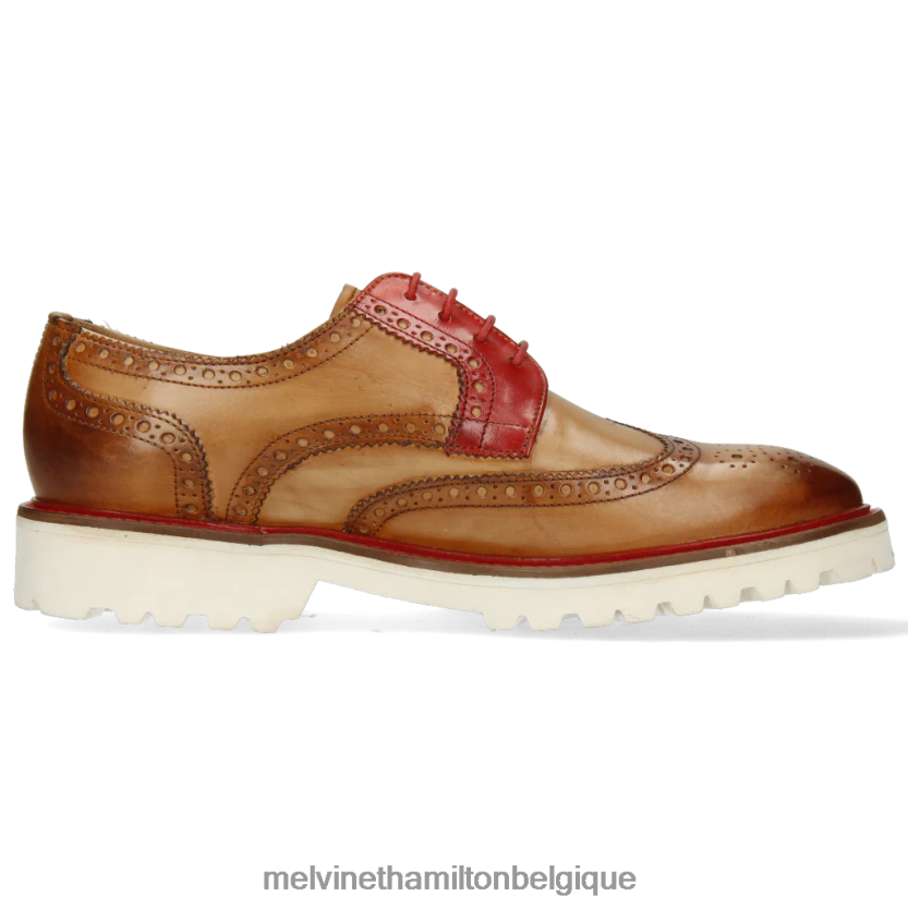 Melvin & Hamilton Hommes Matthieu 33 R44228538 chaussures derby brun clair
