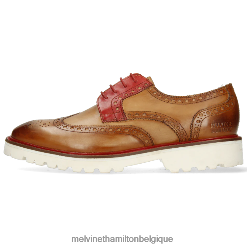 Melvin & Hamilton Hommes Matthieu 33 R44228538 chaussures derby brun clair