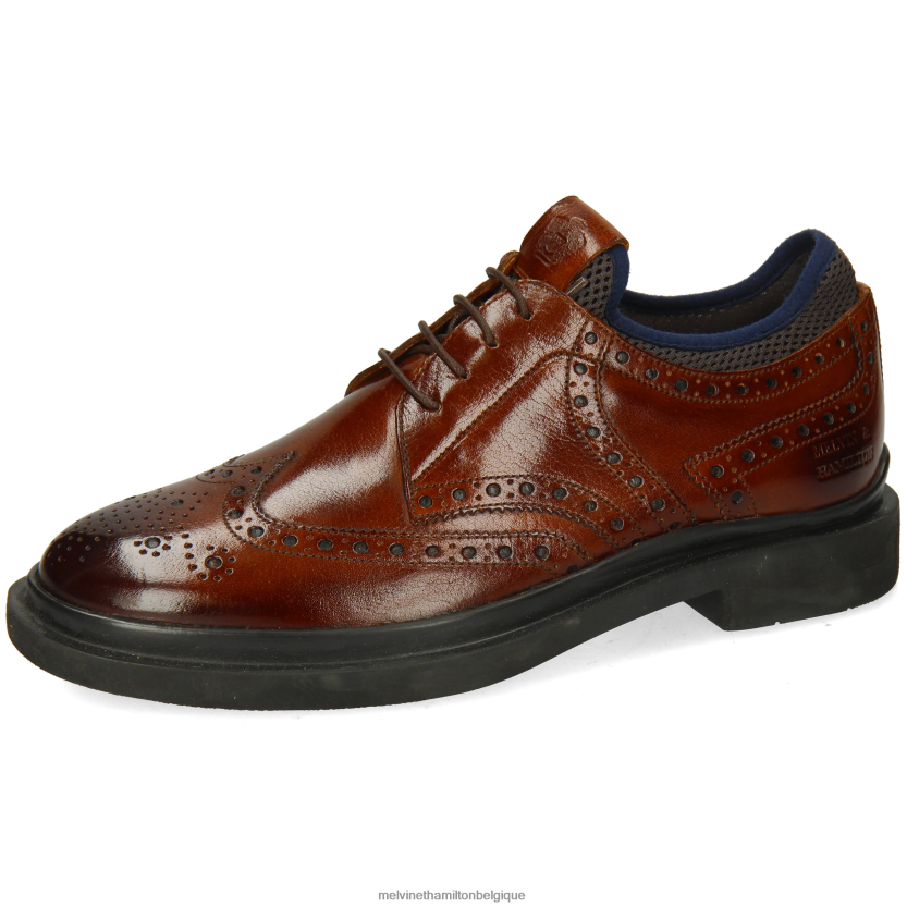 Melvin & Hamilton Hommes Ron 2 R44228438 chaussures derby brun