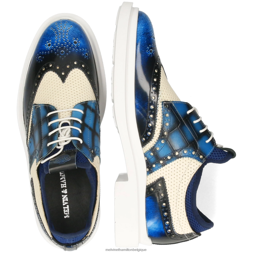 Melvin & Hamilton Hommes Ron 2 R44228547 chaussures derby bleu