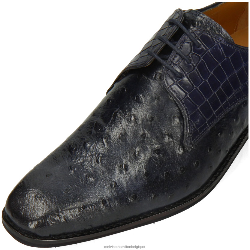 Melvin & Hamilton Hommes Ryder 16 R44228444 chaussures derby bleu