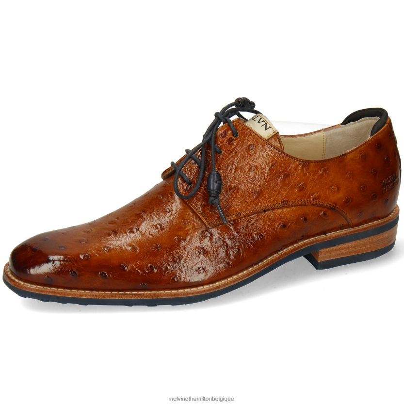 Melvin & Hamilton Hommes Ryder 1 R44228357 chaussures derby brun