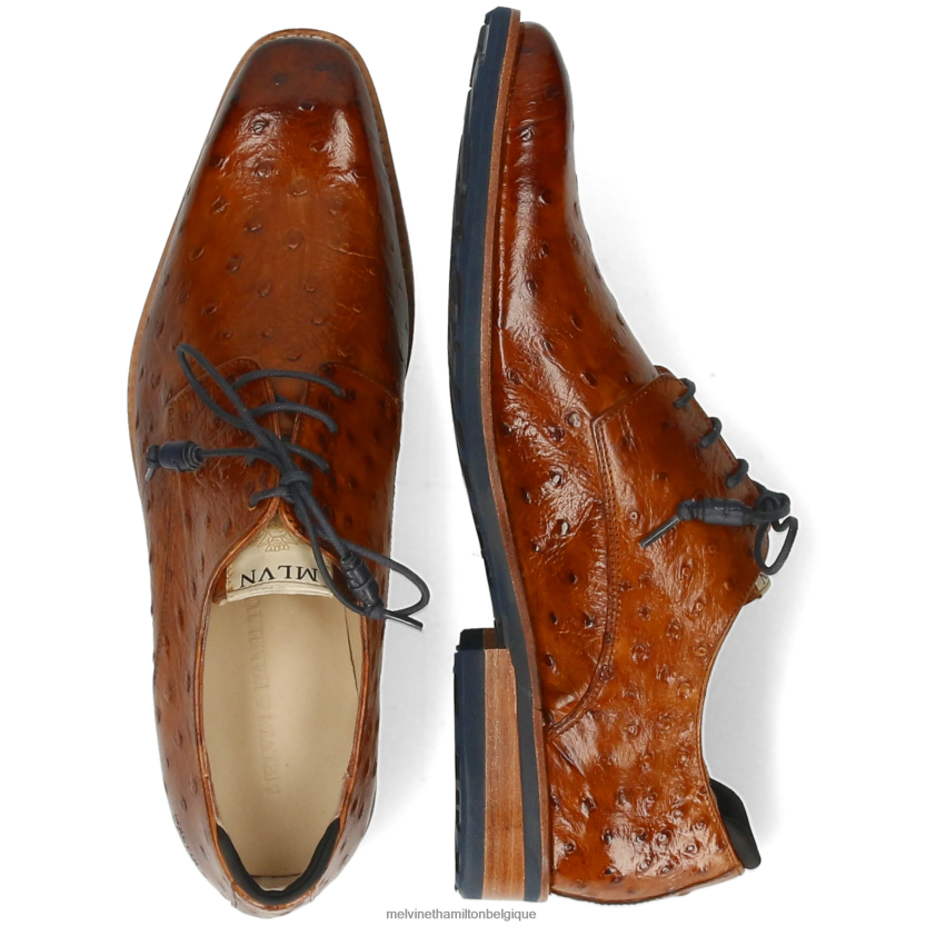 Melvin & Hamilton Hommes Ryder 1 R44228357 chaussures derby brun