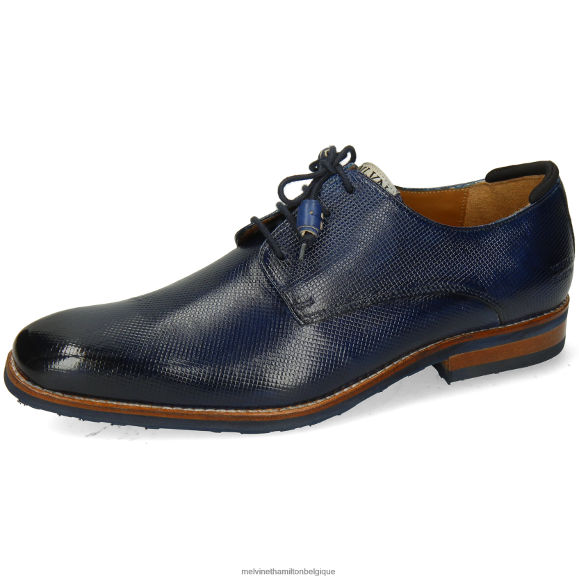 Melvin & Hamilton Hommes Ryder 1 R44228402 chaussures derby bleu