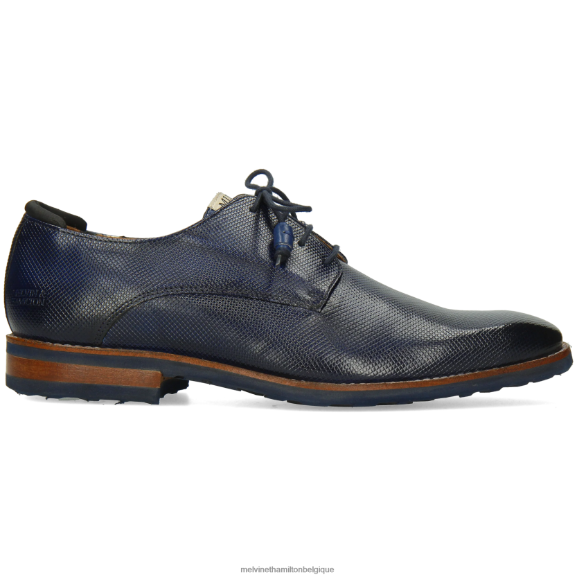Melvin & Hamilton Hommes Ryder 1 R44228402 chaussures derby bleu