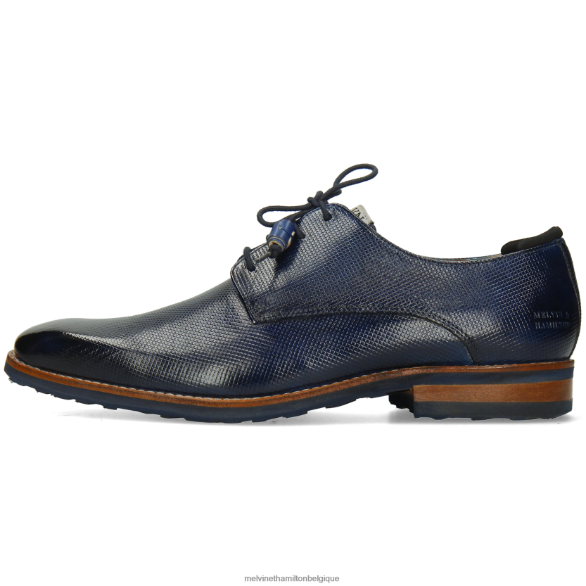 Melvin & Hamilton Hommes Ryder 1 R44228402 chaussures derby bleu