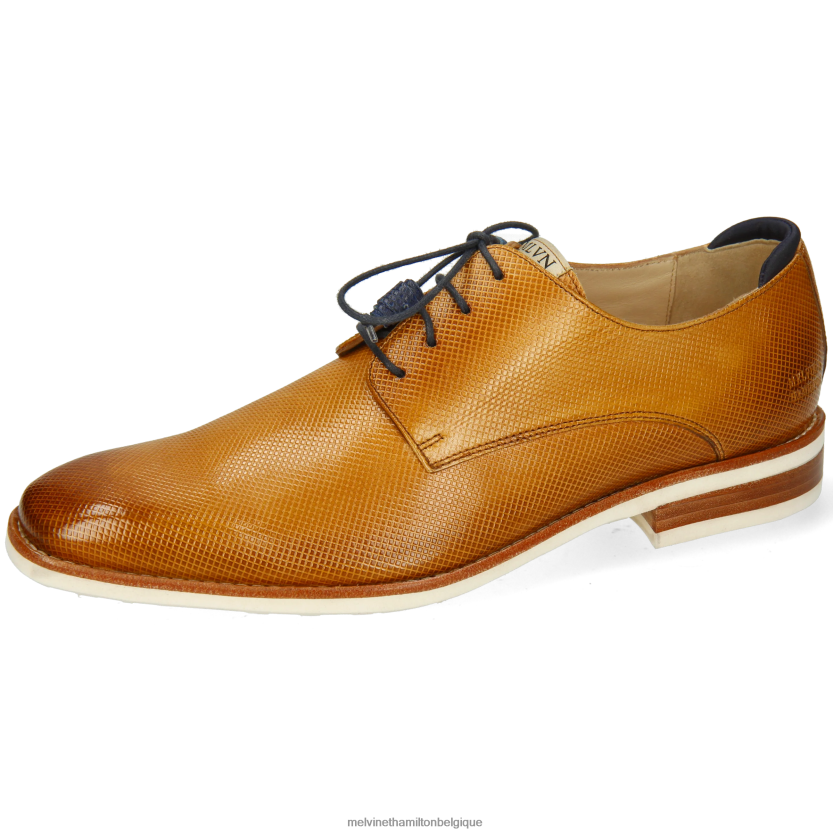 Melvin & Hamilton Hommes Ryder 1 R44228420 chaussures derby brun clair