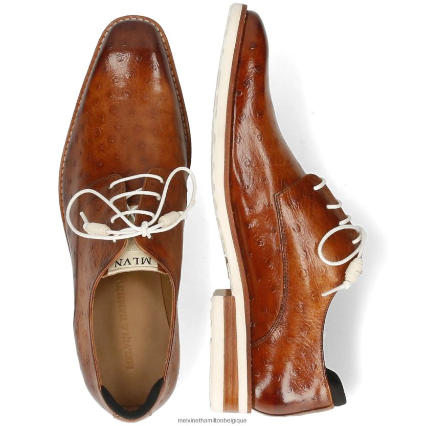 Melvin & Hamilton Hommes Ryder 1 R44228531 chaussures derby brun