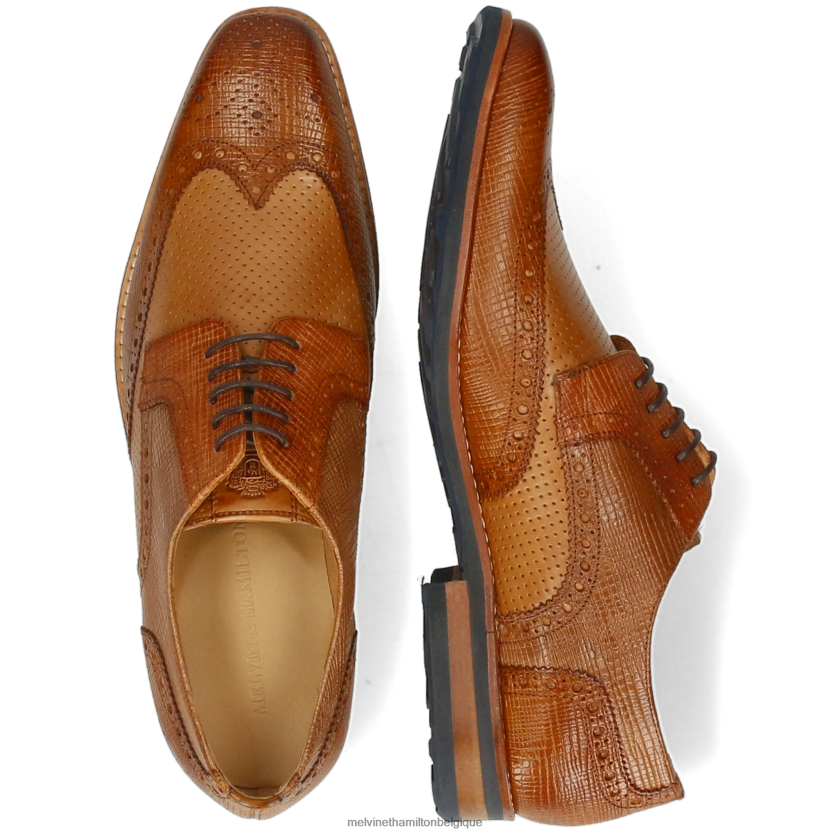Melvin & Hamilton Hommes Ryder 21 R44228398 chaussures derby brun