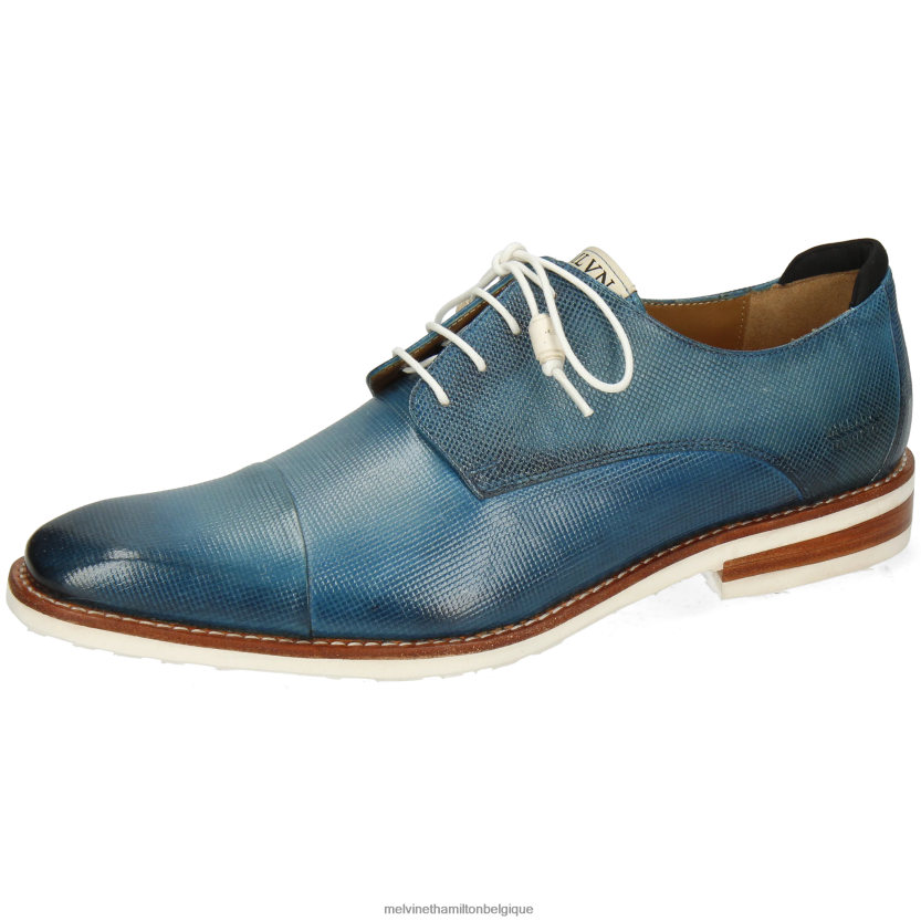 Melvin & Hamilton Hommes Ryder 3 R44228510 chaussures derby bleu