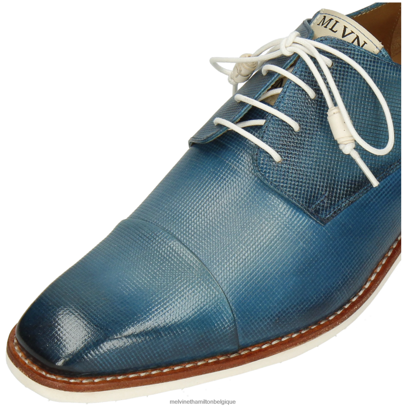 Melvin & Hamilton Hommes Ryder 3 R44228510 chaussures derby bleu