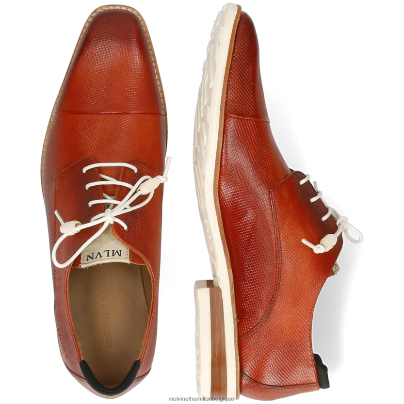 Melvin & Hamilton Hommes Ryder 3 R44228514 chaussures derby brun