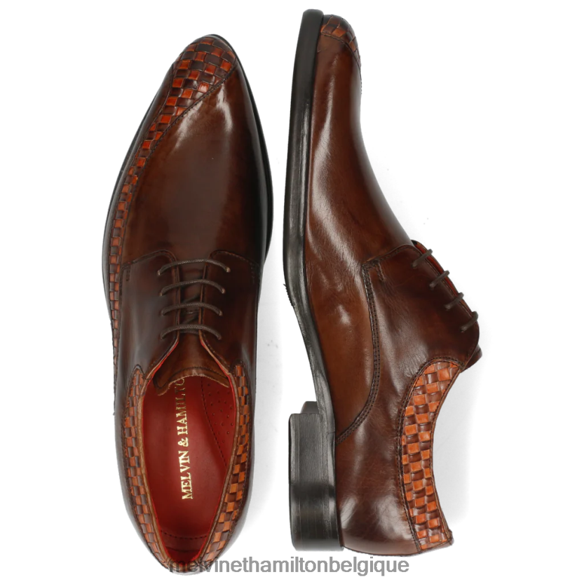 Melvin & Hamilton Hommes Tony 36 R44228564 chaussures derby brun