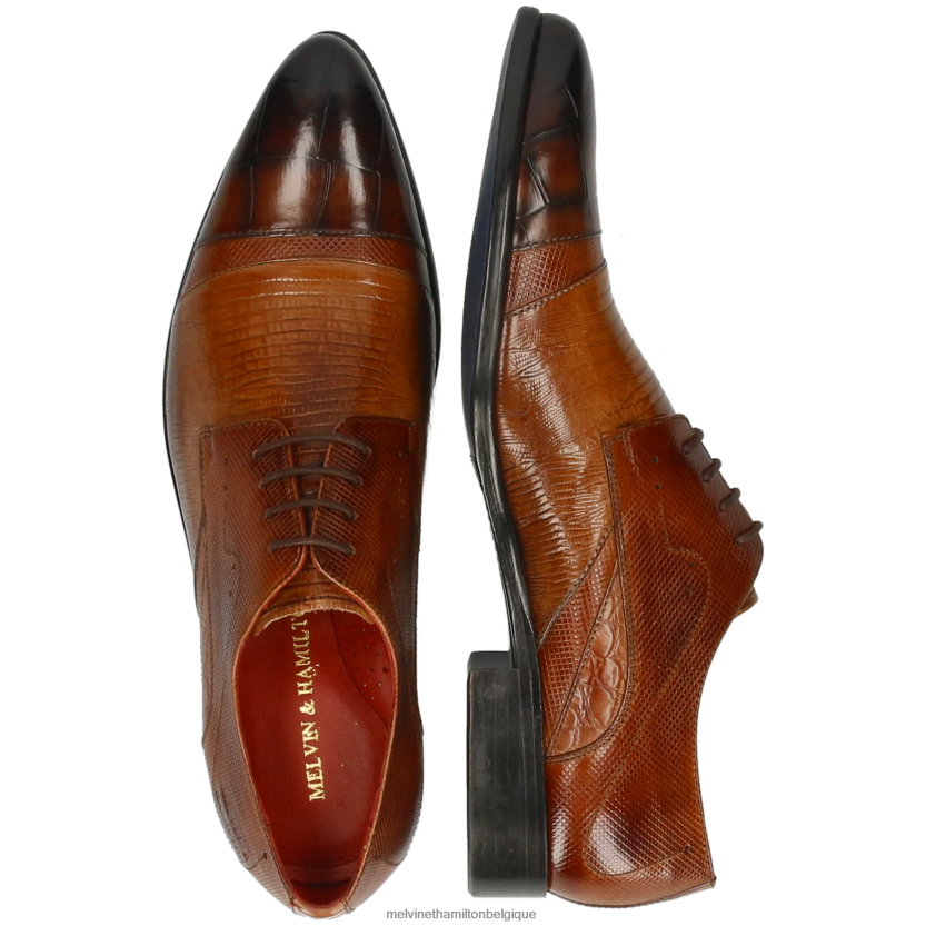 Melvin & Hamilton Hommes Tony 39 R44228481 chaussures derby brun