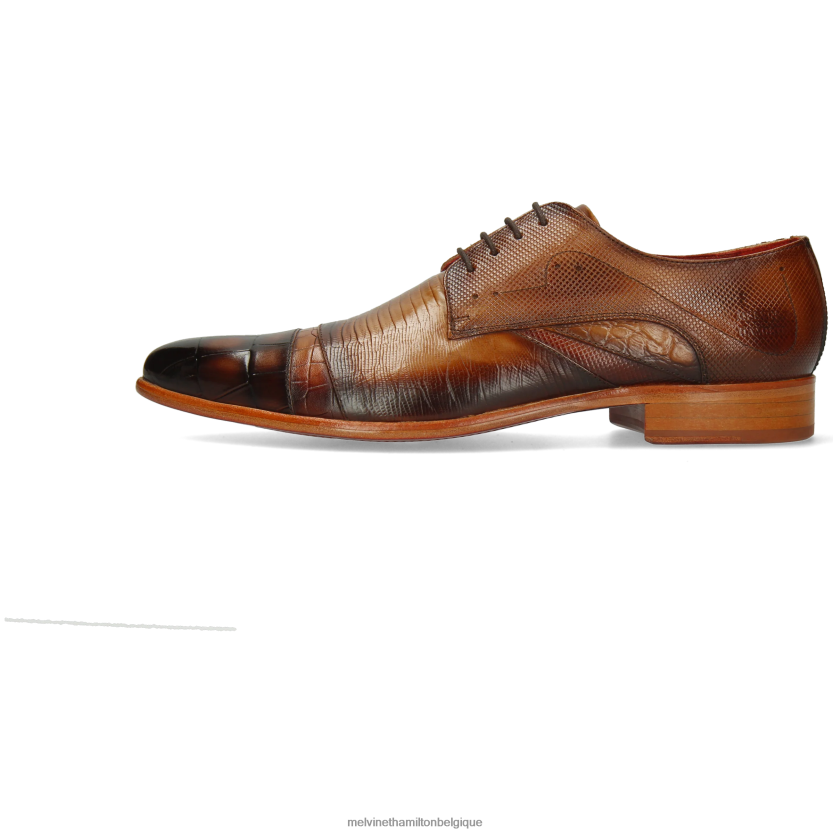 Melvin & Hamilton Hommes Tony 39 R44228509 chaussures derby brun
