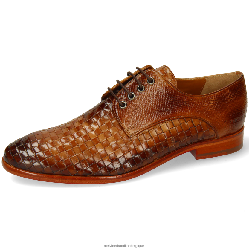 Melvin & Hamilton Hommes brad 7 R44228511 chaussures derby brun clair
