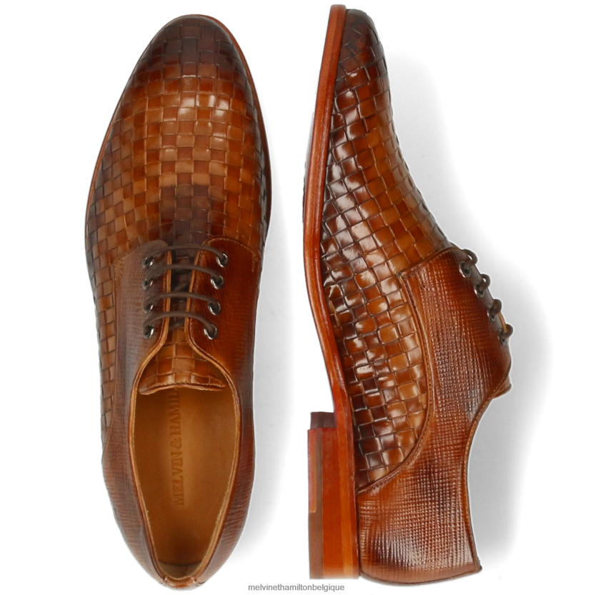 Melvin & Hamilton Hommes brad 7 R44228511 chaussures derby brun clair